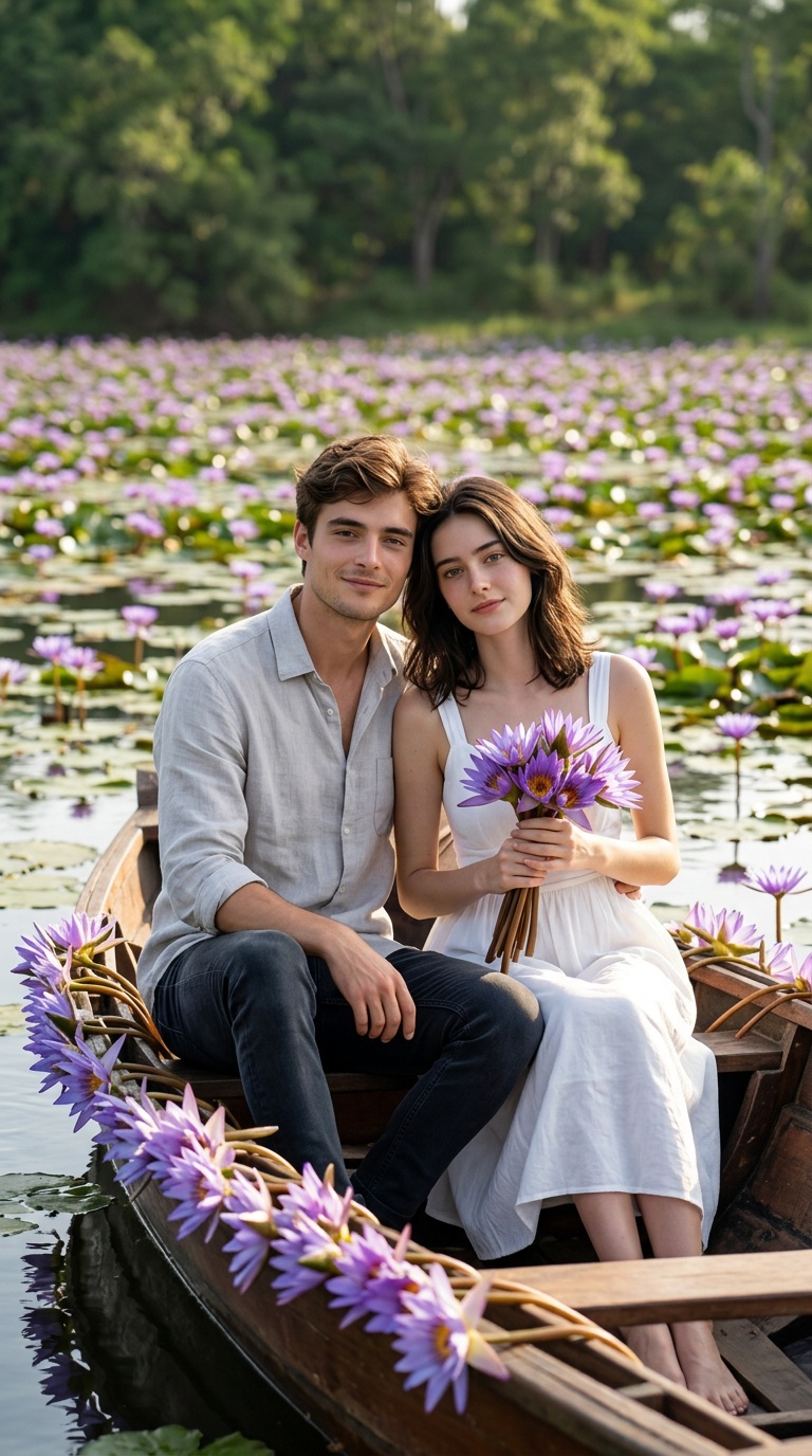 Lily Pond Couple